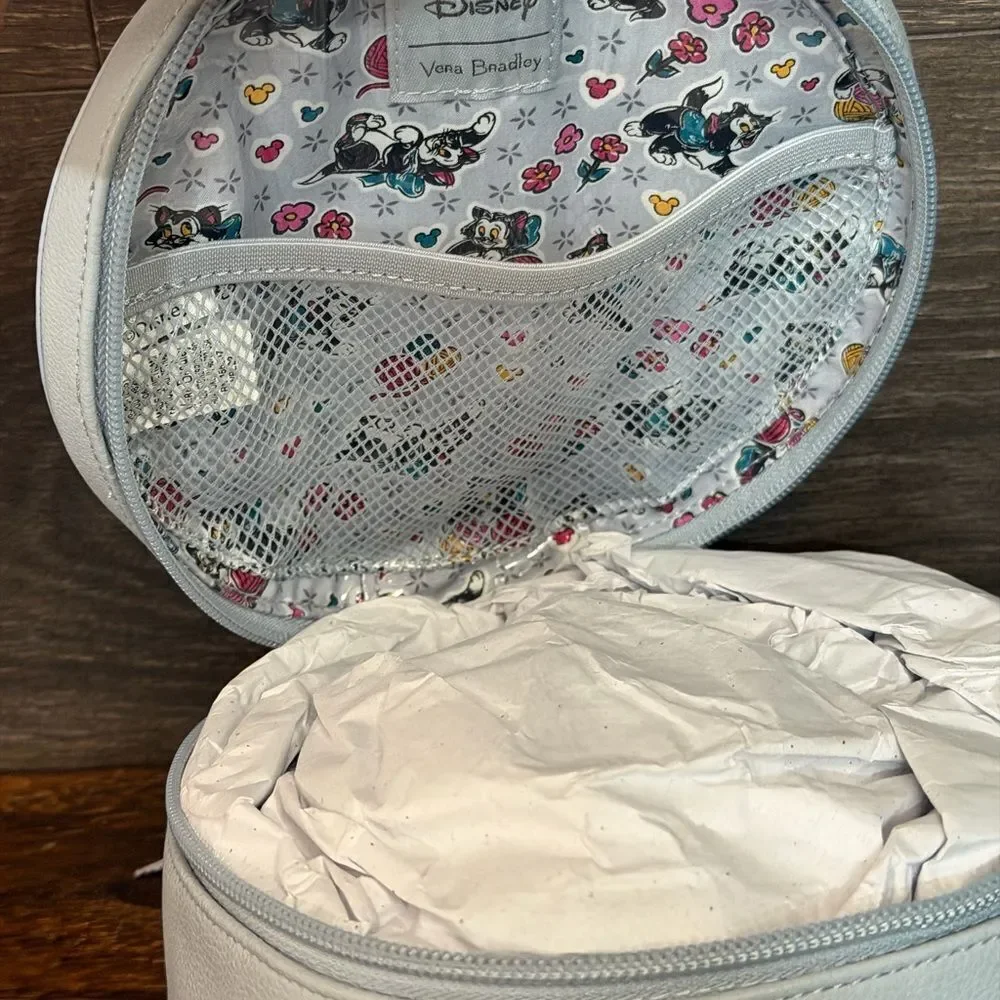 Vera Bradley Disney Whimsy Cosmetic Case, Mickey & Friends Paisley. NWT.
